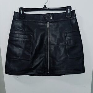 Free People Faux leather skirt‎